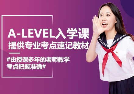 A-level入学测试课程