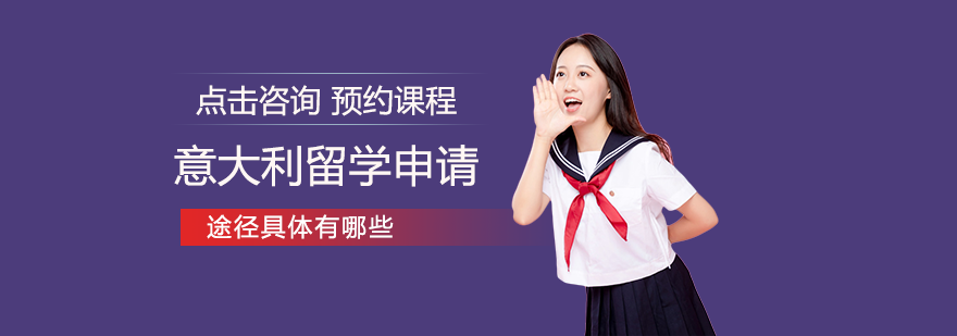 意大利留学申请方案对比