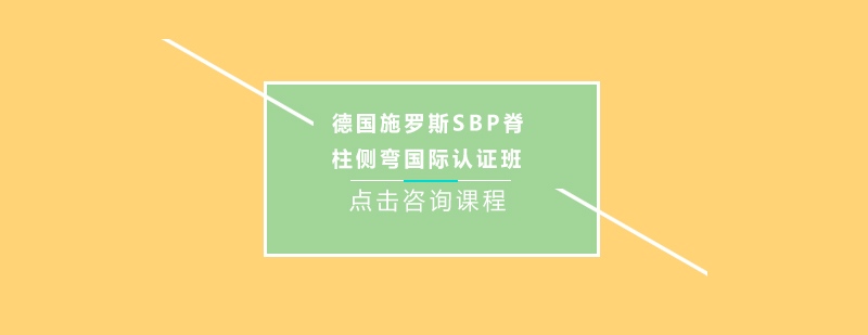 德国施罗斯SBP脊柱侧弯国际认证班