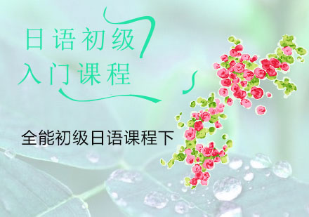 全能初级日语课程下