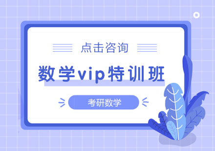 数学vip特训班