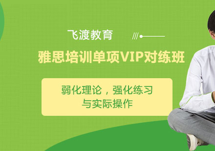 武汉飞渡雅思培训单项VIP对练班