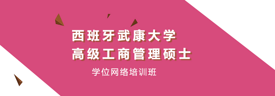 西班牙武康大學(xué)高級工商管理碩士學(xué)位網(wǎng)絡(luò)培訓(xùn)班