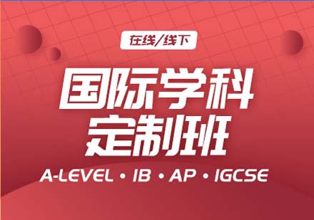 上海國(guó)際學(xué)科課程定制班