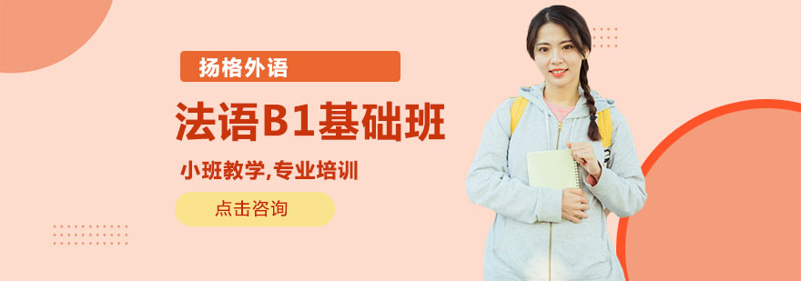法语B1课程教学场景