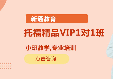 武汉托福精品VIP1对1班