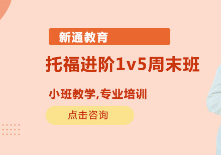武汉托福进阶1v5周末班
