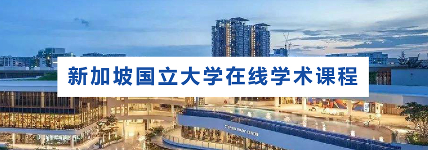 NUS在线课程界面