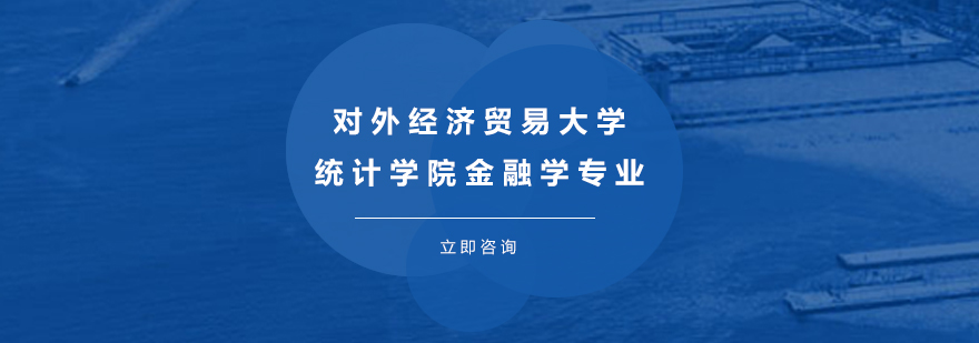 对外经济贸易大学统计学院金融学专业培训班