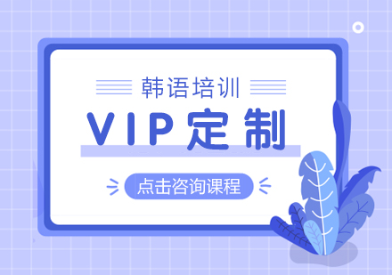 韩语VIP定制课程