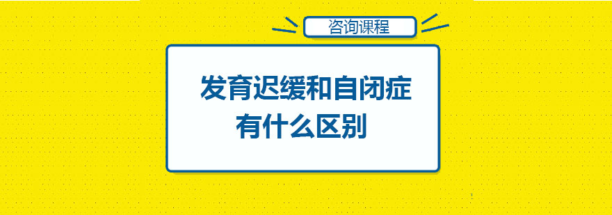 發(fā)育遲緩和自閉癥有什么區(qū)別