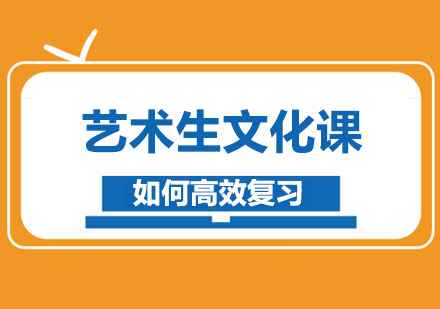 艺术生文化课提升全攻略