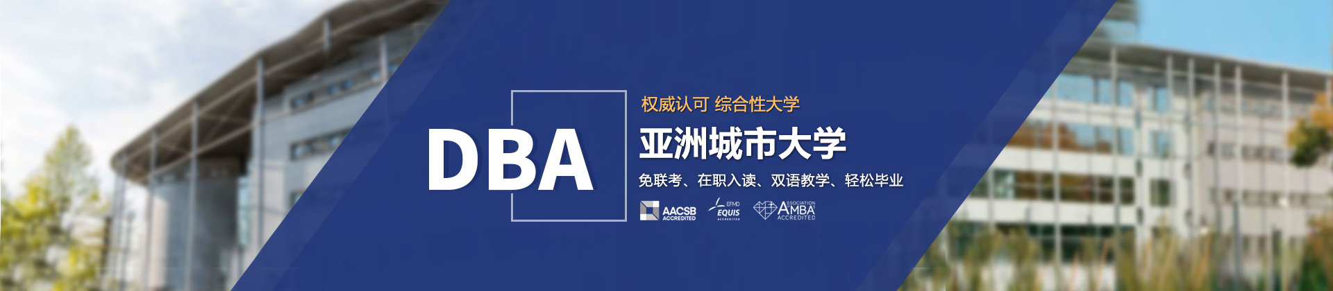  南京亚洲城市大学DBA学位班