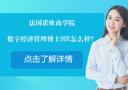 法国诺欧商学院数字经济管理博士DDE怎么样？