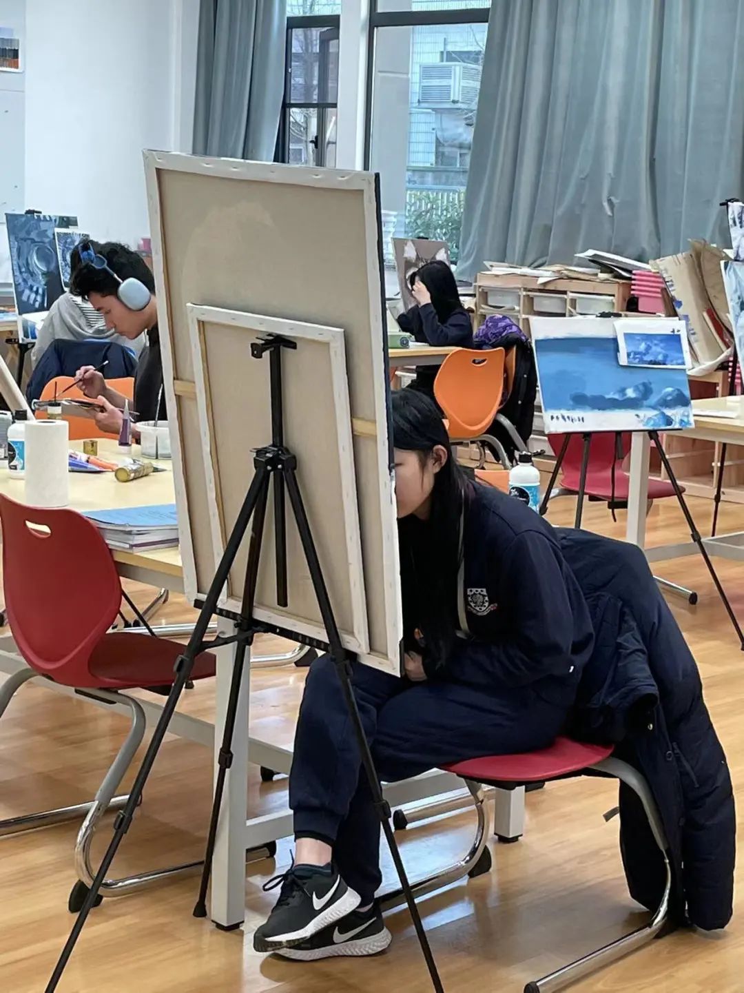 专业分组教学现场