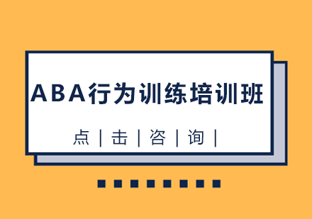 ABA行为训练培训班