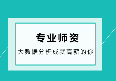 大数据分析人才培育新范式