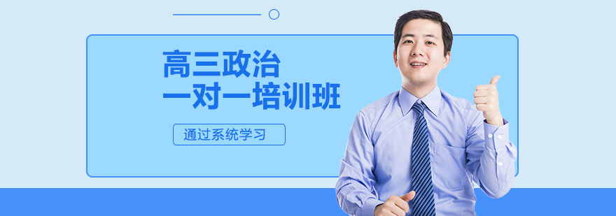 高三政治一对一教学场景图