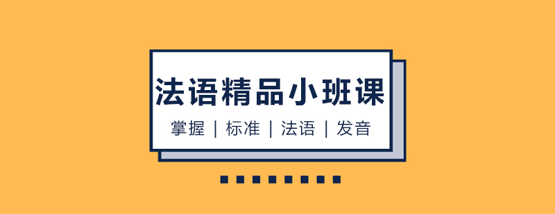 法语小班课教学实景