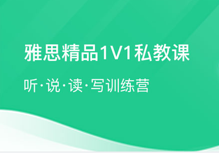 雅思1v1私教课