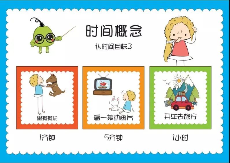 时间认知教具示意图