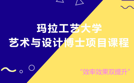 瑪拉工藝大學藝術(shù)與設計博士項目課程