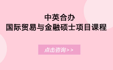 中英合辦國(guó)際貿(mào)易與金融碩士項(xiàng)目課程