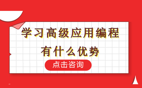 学习高级应用编程有什么优势