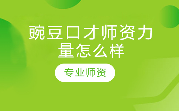 豌豆口才教学团队深度解析