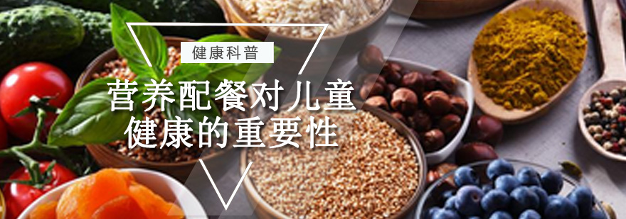 儿童营养膳食示意图