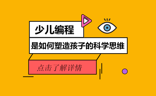 昆明少儿编程是如何塑造孩子的科学思维