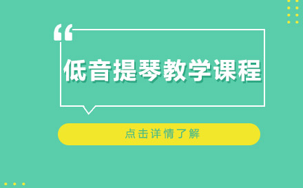 上海低音提琴教学课程