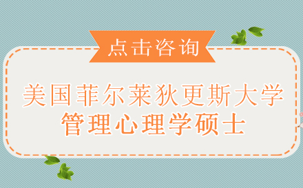 昆明美国菲尔莱狄更斯大学管理心理学硕士培训
