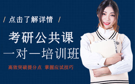 考研公共课一对—培训班
