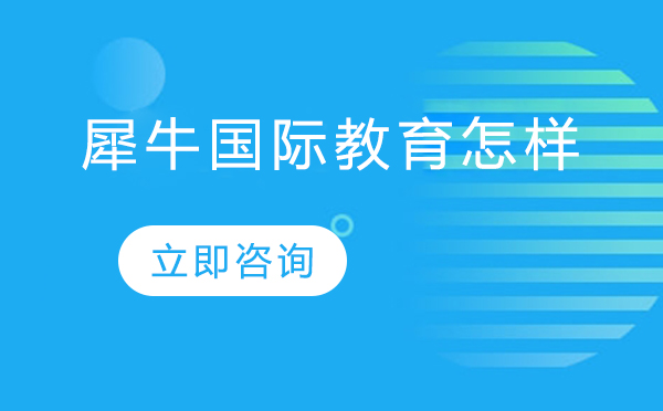 犀牛国际教育全方位解析