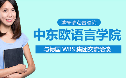 中东欧语言学院与德国WBS集团交流洽谈