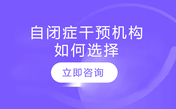 专业自闭症干预机构选择指南