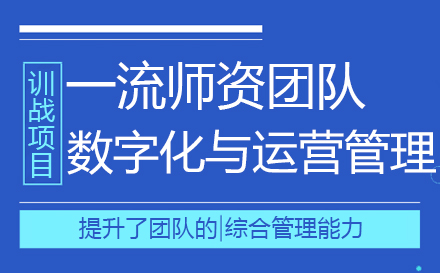 数字化与运营管理训战项目