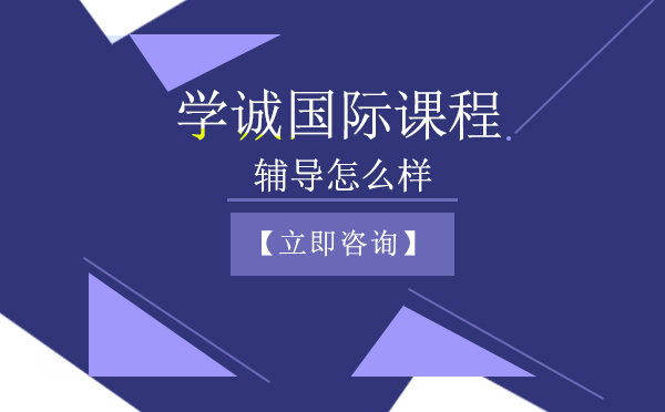 学诚国际课程辅导怎么样