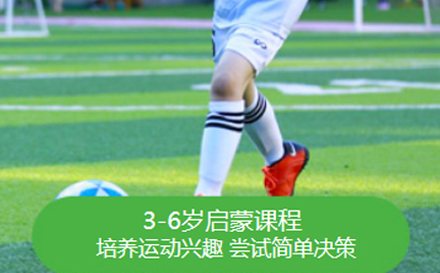 3-6岁年龄段足球培训班