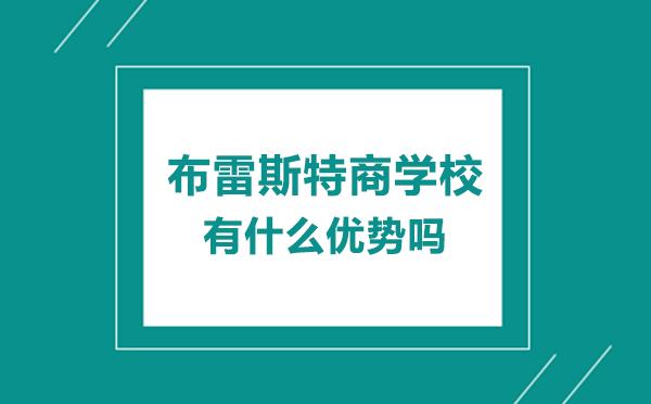 北京布雷斯特商学院有什么优势吗