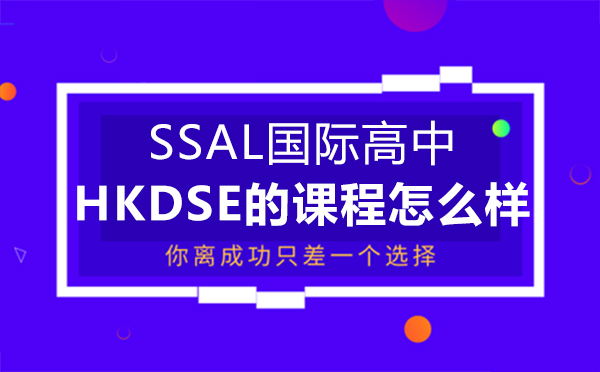 广州SSAL国际高中HKDSE的课程怎么样