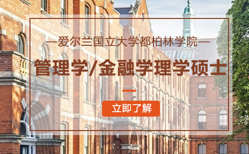 爱尔兰国立大学都柏林学院管理学/金融学理学硕士