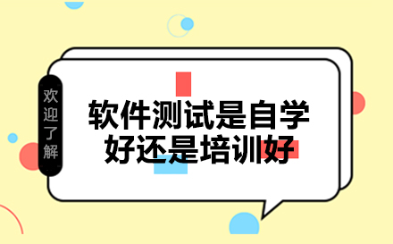 软件测试是自学好还是培训好