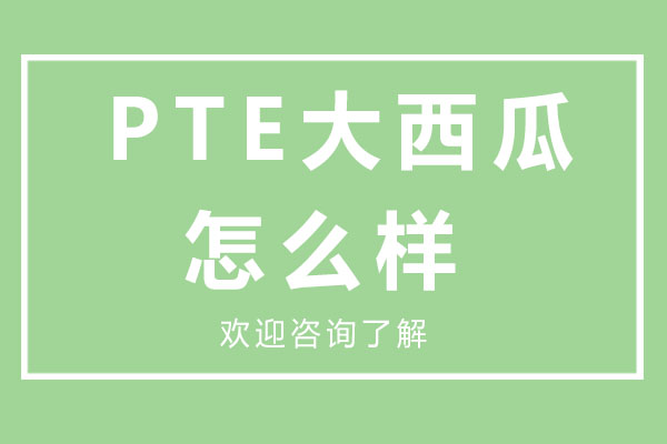 广州PTE大西瓜怎么样