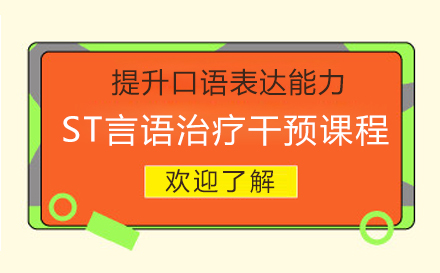 ST言语治疗干预课程