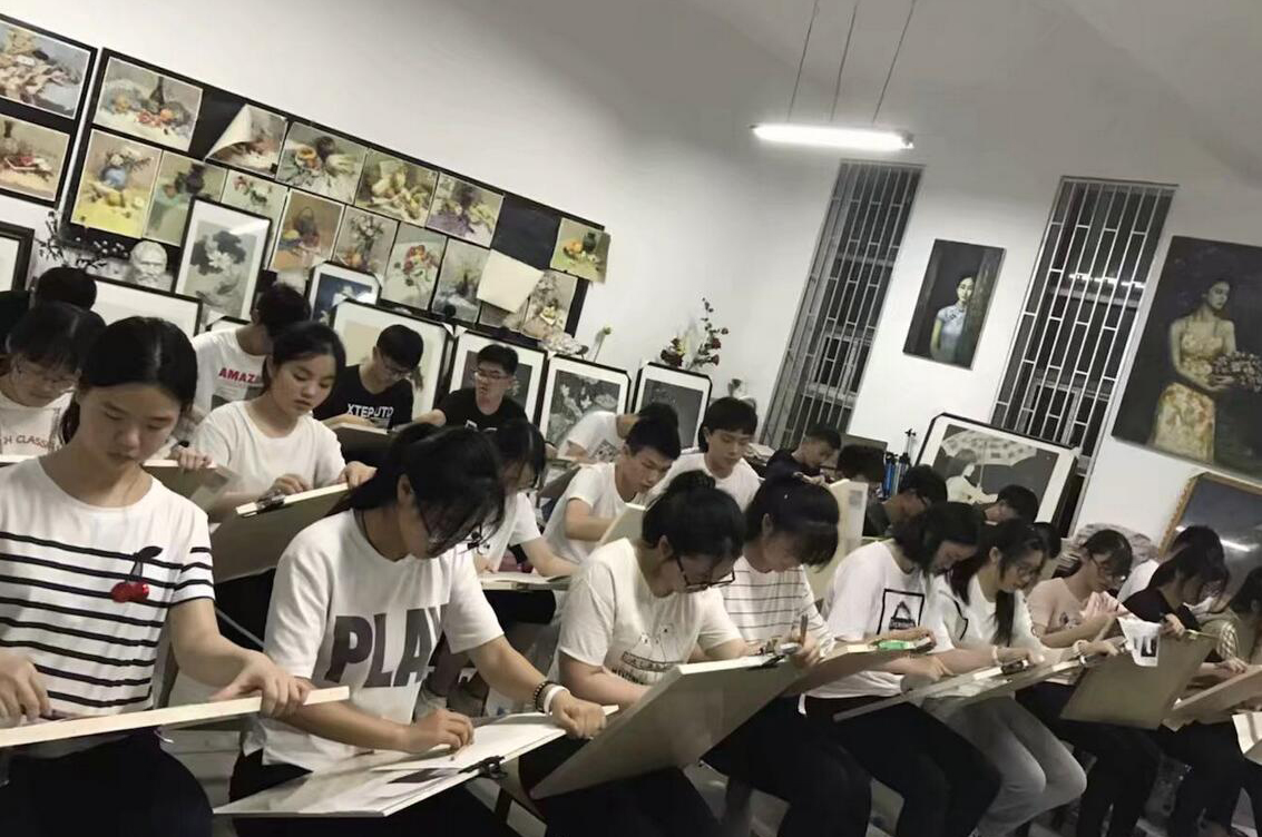 学员写生