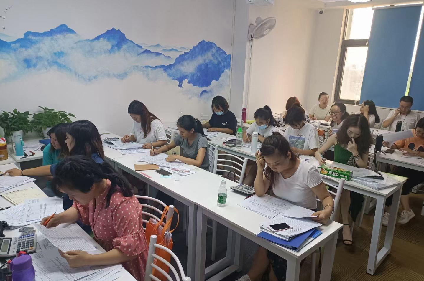 学生上课