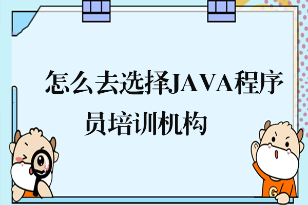 怎么去选择Java程序员培训机构