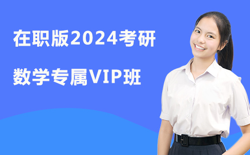 在职版2024考研数学专属VIP班